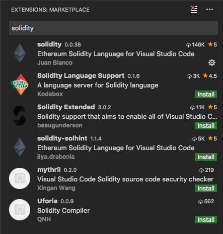 Liste de plugins pour VS Code